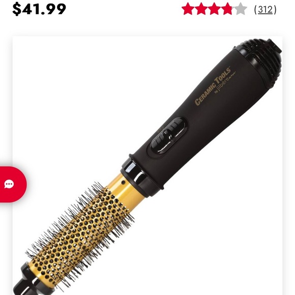 Conair Hair Jilbere Conair Porcelain Ceramic Soft Bristle Hot Air